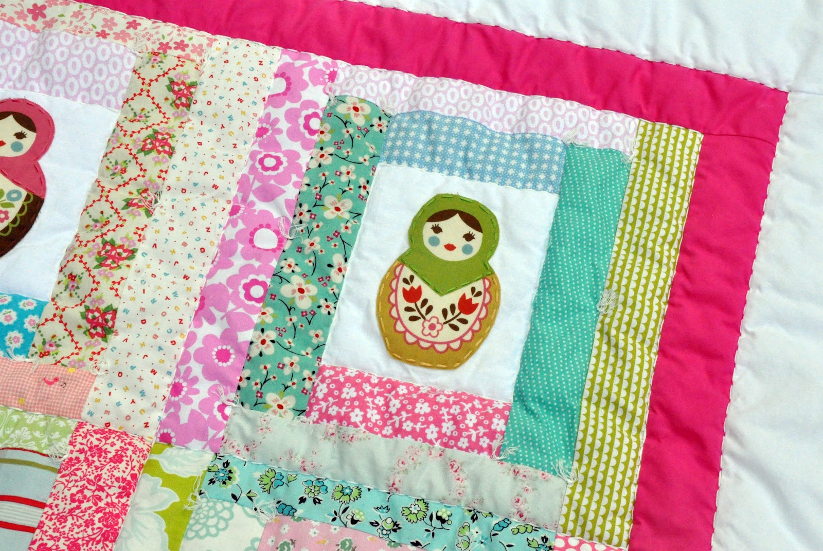 baby burrito quilts Matryoshka quilt III