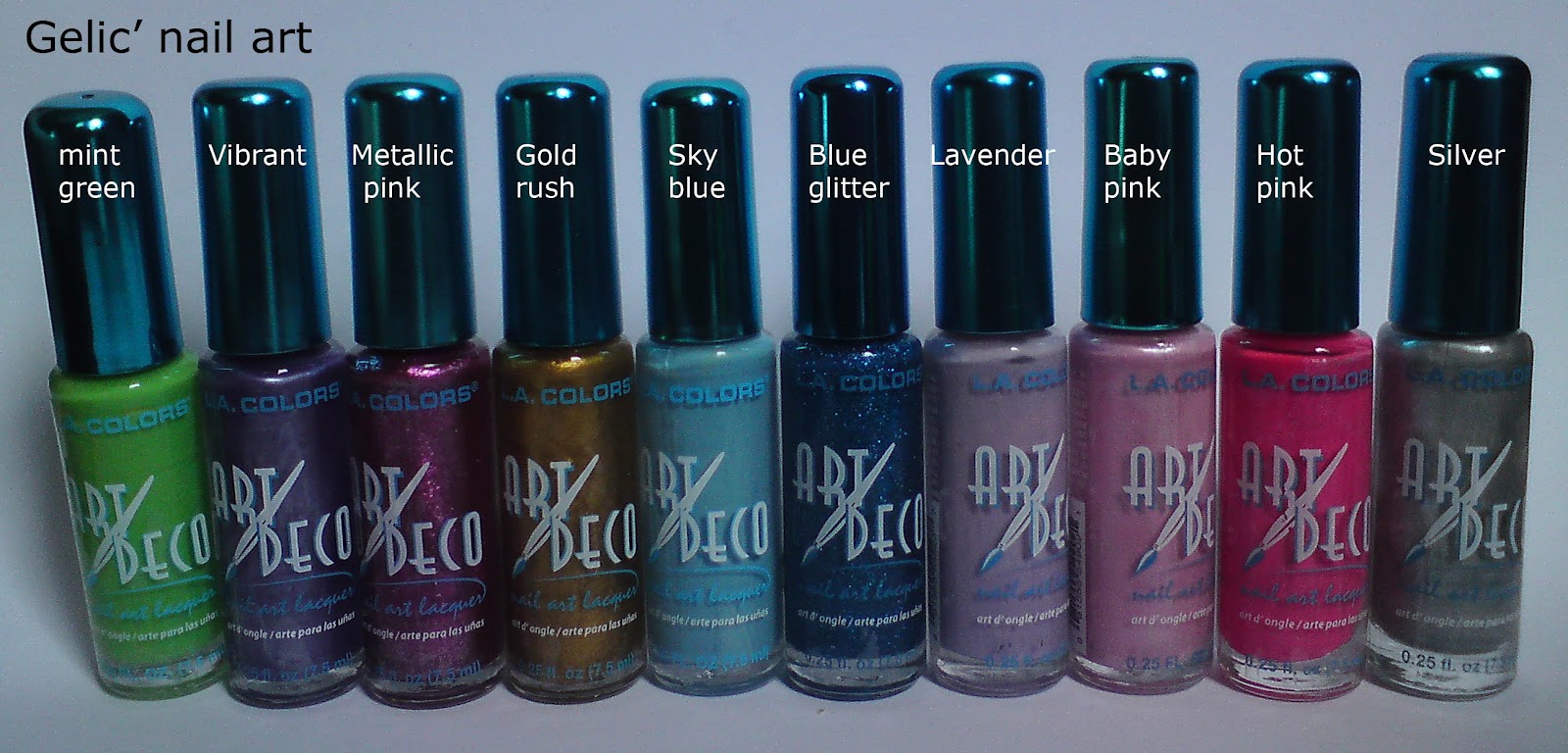 Gelic Nail Art Large Fine Liner Striper Polish Swatch Guide The Three Brands I M Grading Are L A Colors Art Deco Color Club And Jordana Pop It Will Not Be Comparison Between More About