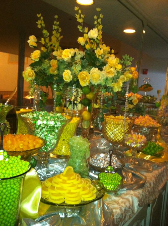 Candy Buffet (green and yellow)