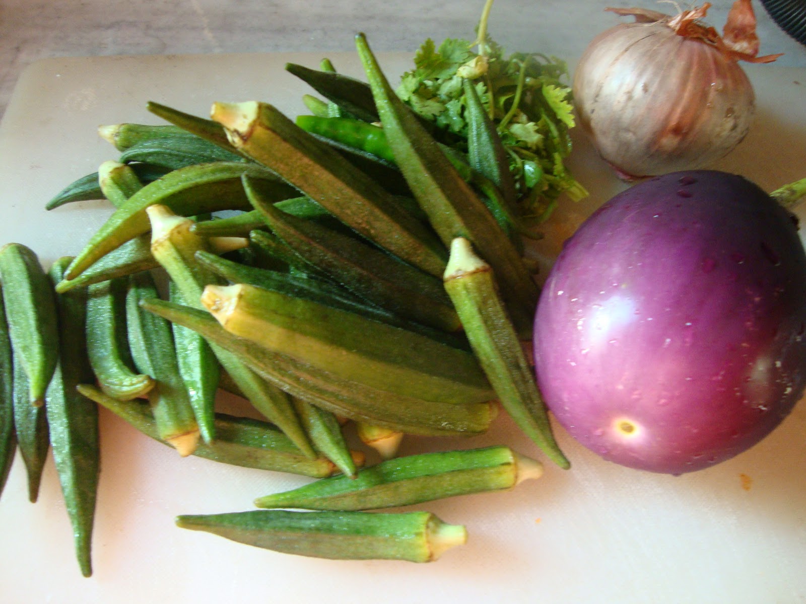 Cooking Delights Eggplant with okra