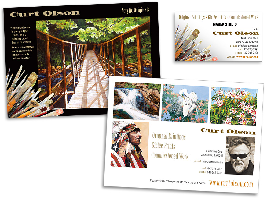 kirk lymans blog promotional post card and business card promotional post cards