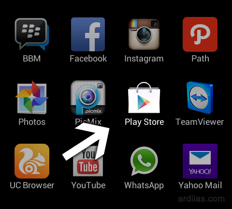 Cara Meng-Update Aplikasi Path - Android - Buka Play Store