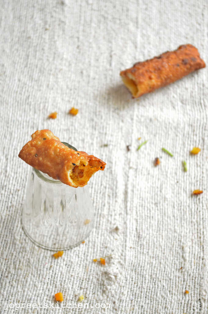 Paneer Cigar Rolls Jopreetskitchen