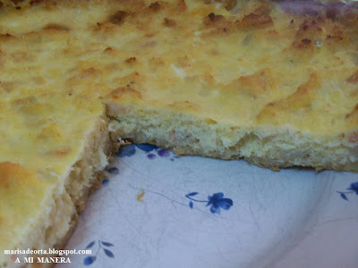 Quiché De Bacalao Y Gambas
