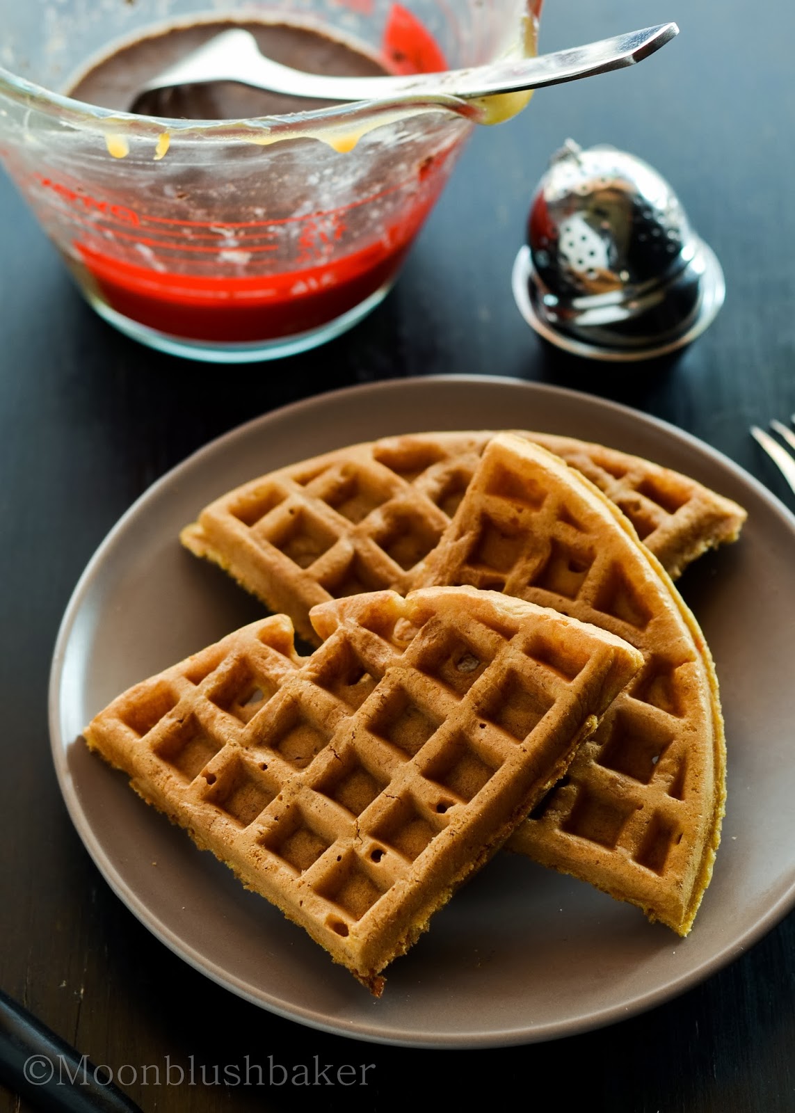 Waffling part 2 //Pumpkin donut French waffle The moonblush Baker