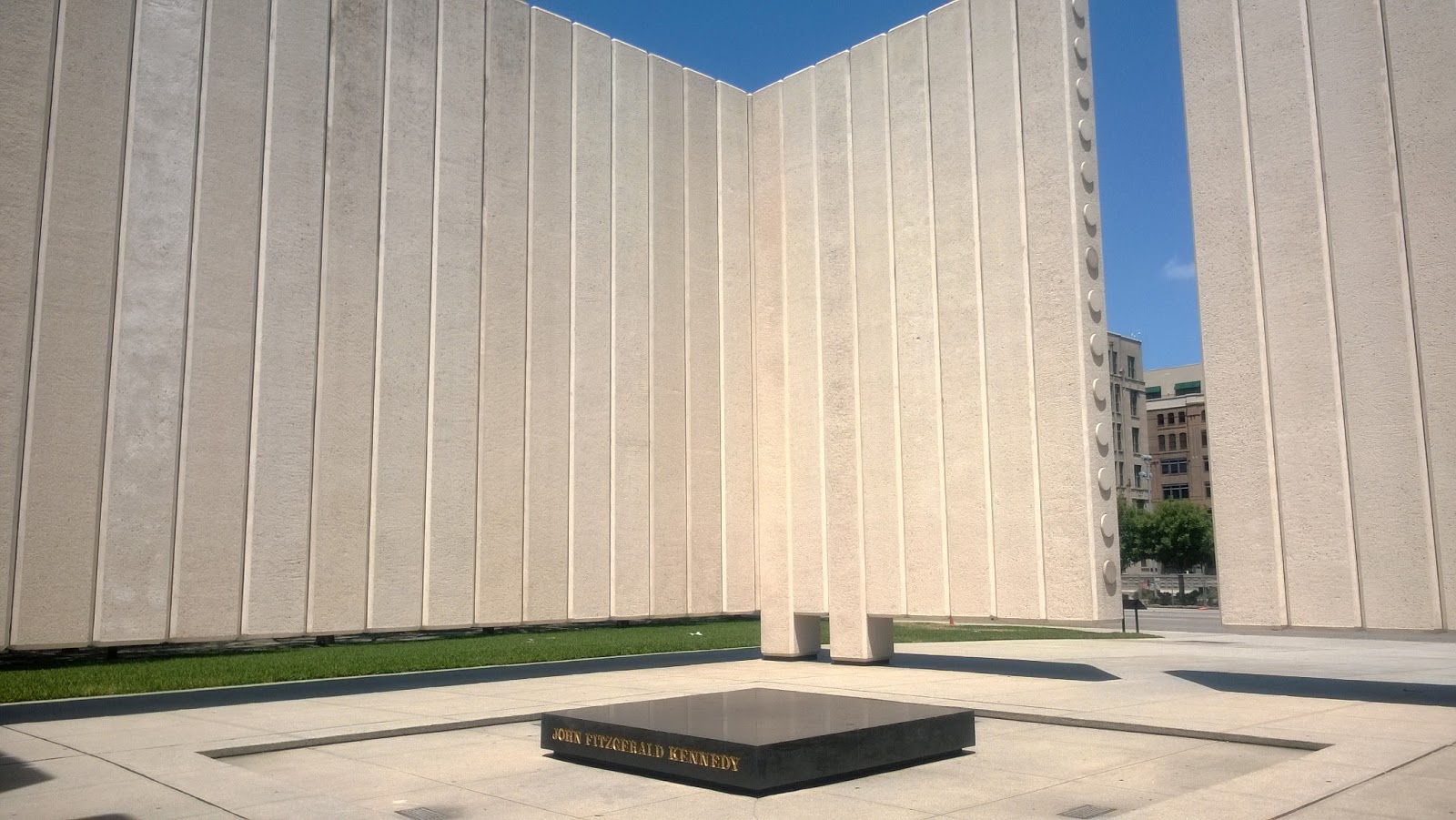 Dallas From The Ground Up The John Fitzgerald Kennedy Memorial