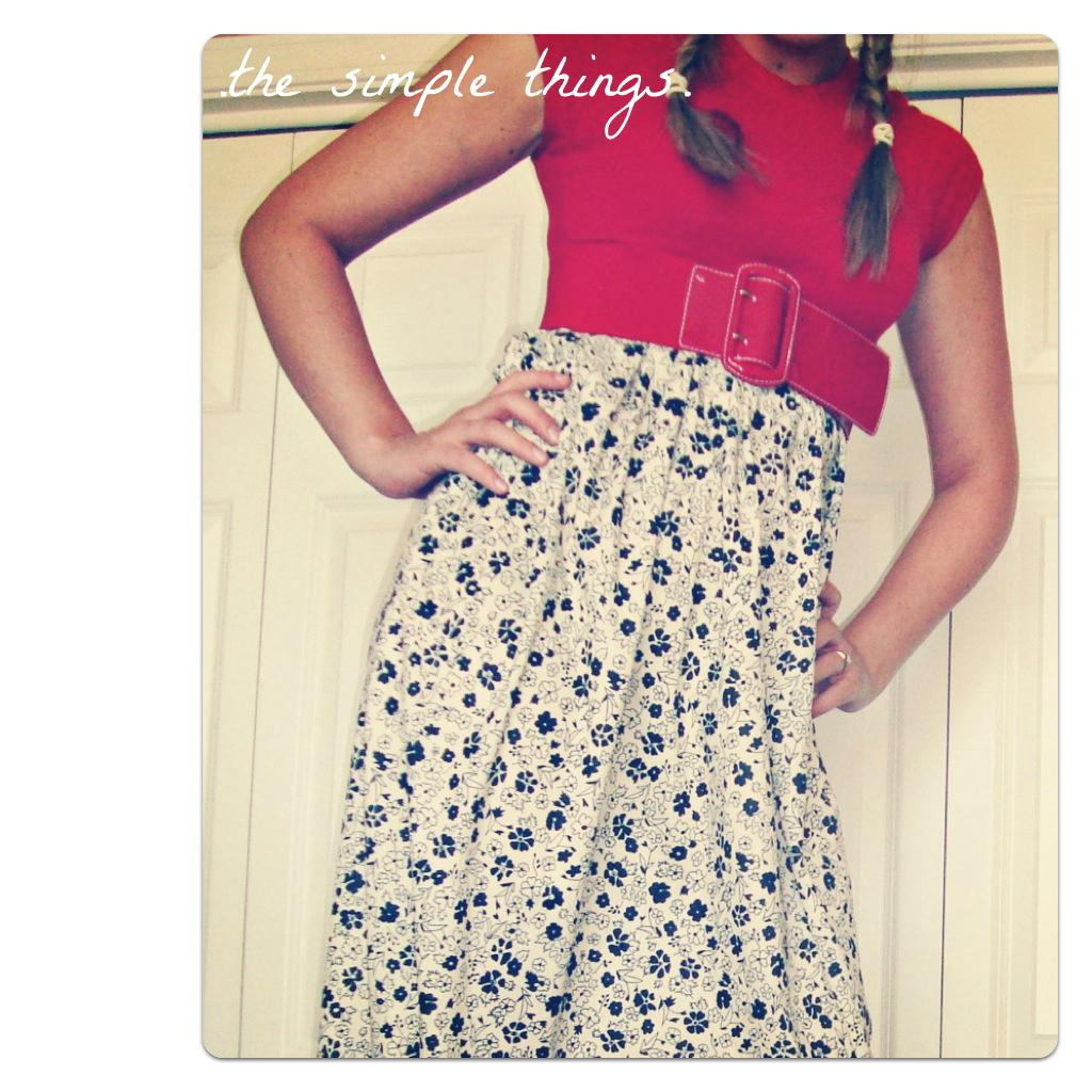 the simple things .DIY dresses.