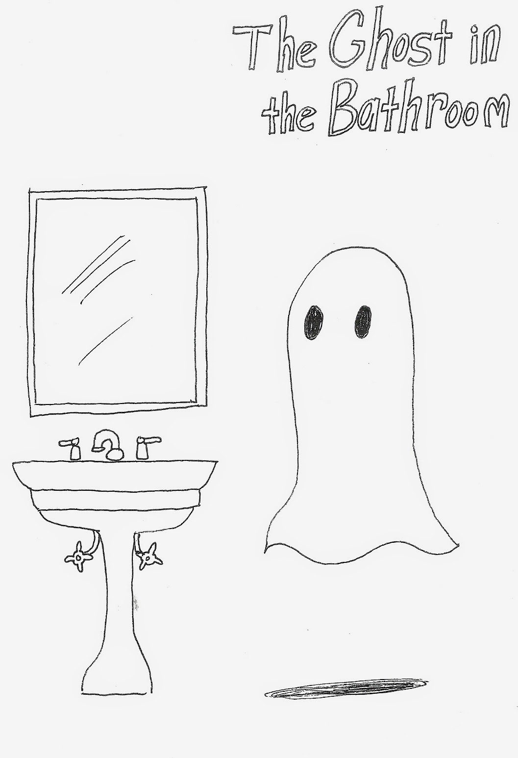 Every Day Is Like Wednesday A comic book you can buy The Ghost in the Bathroom