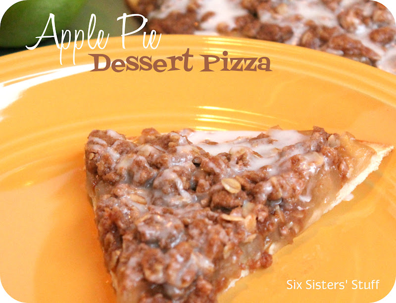 Apple Pie Dessert Pizza Recipe Six Sisters' Stuff
