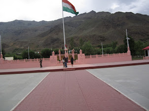 The Tallest Indian flag at :Memorial Epitaph in Kargil Memorial.