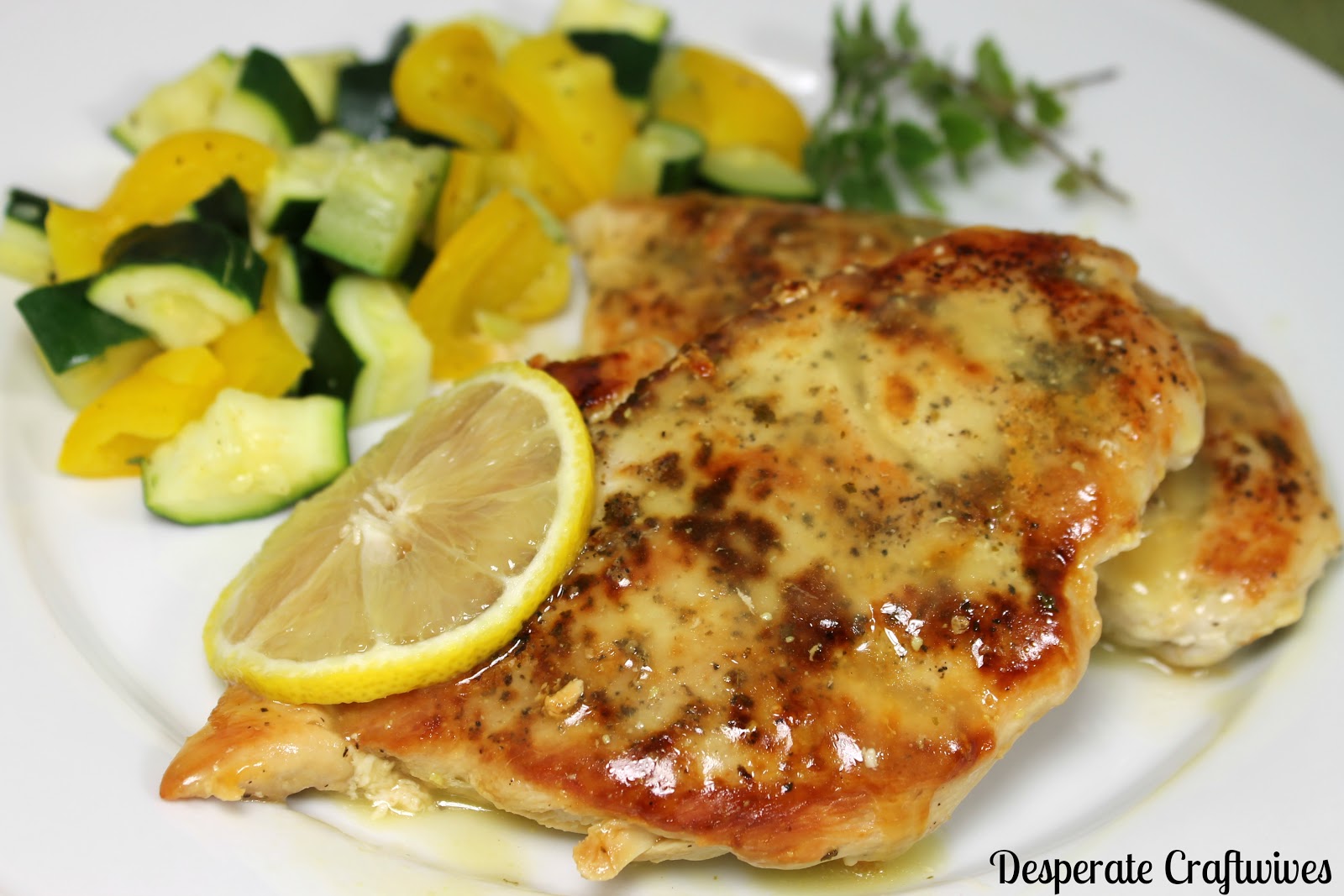 Desperate Craftwives Lemon Oregano Chicken
