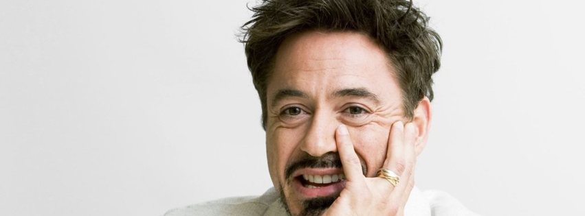 fashion show mall jobs: Robert Downey Jr Smile Facebook Cover