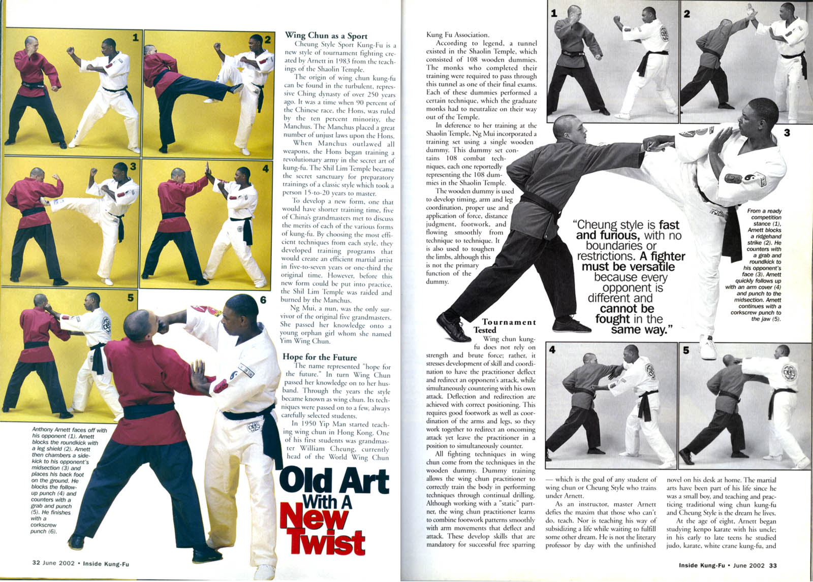 From Traditional Wing Chun to Cheung Style Sport Kung Fu