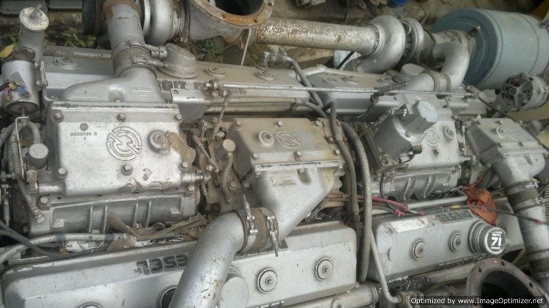 Detroit Diesel 1000 KVA Used Diesel Generator Set ALANG Hub, Alang