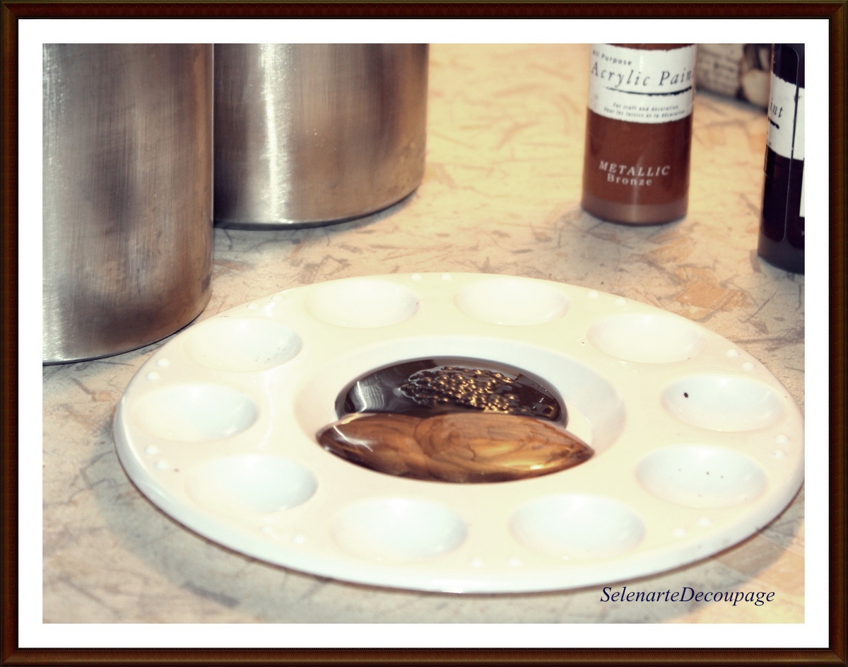 Selenarte Passion For Decoupage DIY Decoupage On Metal And Shabby