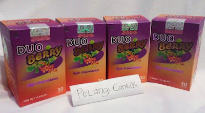 Ready Stock Duo Berry Suplemen Pemutih Kulit Sekaligus Pelangsing Alami Original