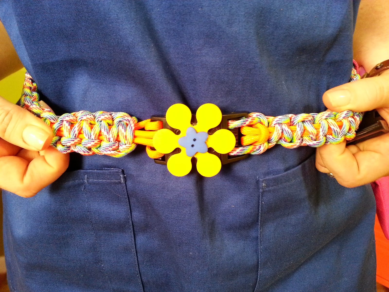 Pepperell Crafts! Parachute Cord Belt Hands On Crafts For Kids