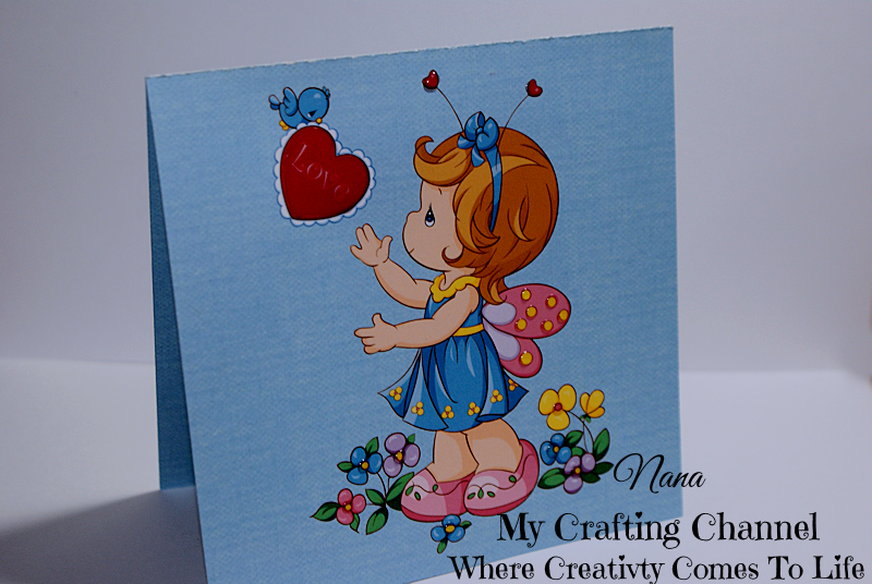 My Crafting Channel: Precious Moments Valentine Card