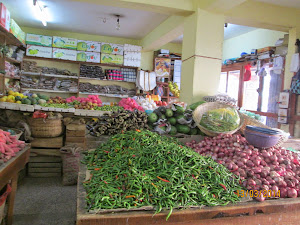 Paro vegetable market.