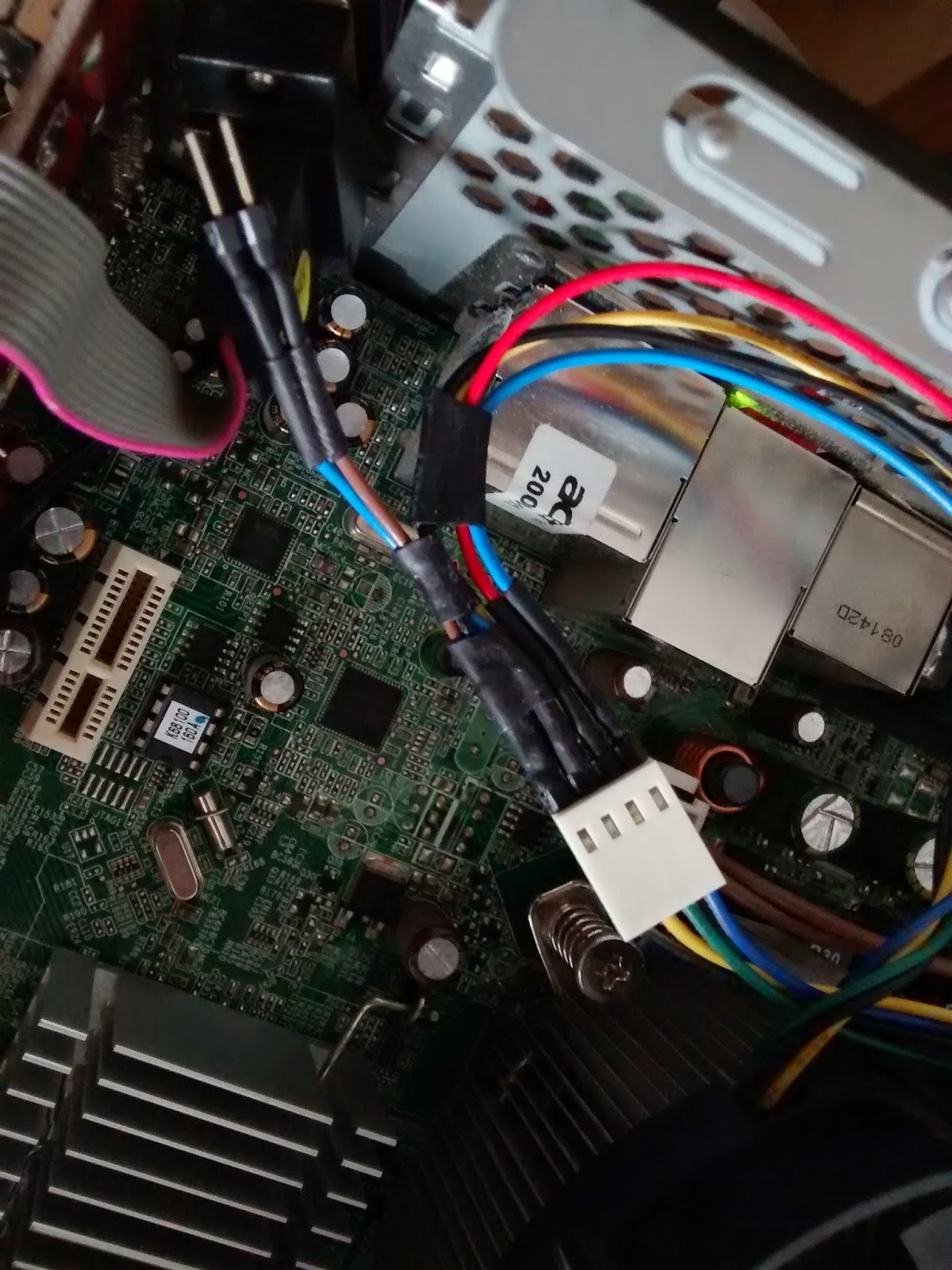 Andrux&me DIY 4 pins CPUFan adapter to 4 pins CPUFan + 3 pins CaseFan