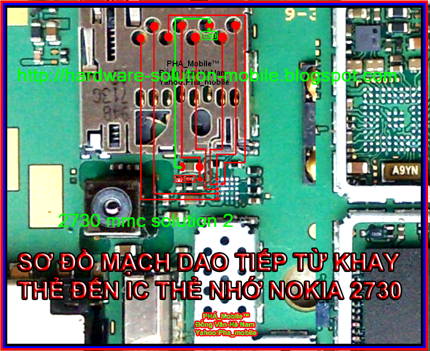 mobile phone repairing diagrams images video tips tricks nokia 2370 memory card is not working mmc jumpers solution