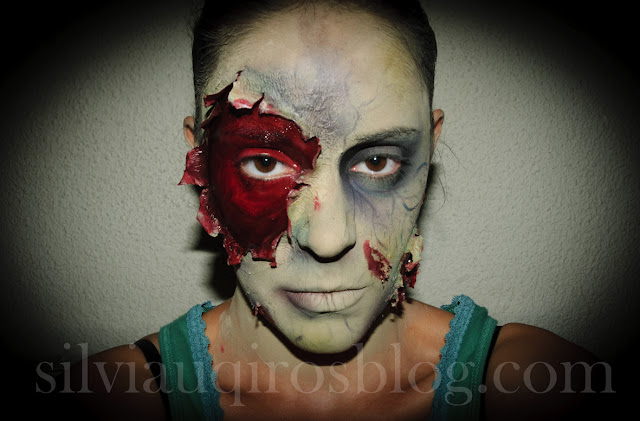 Maquillaje Halloween 14: Zombie descompuesto, Halloween Make-up 14: Decay Zombie, efectos especiales, special effects Maquillaje Halloween 14: Zombie descompuesto, Halloween Make-up 14: Decay Zombie, efectos especiales, special effects