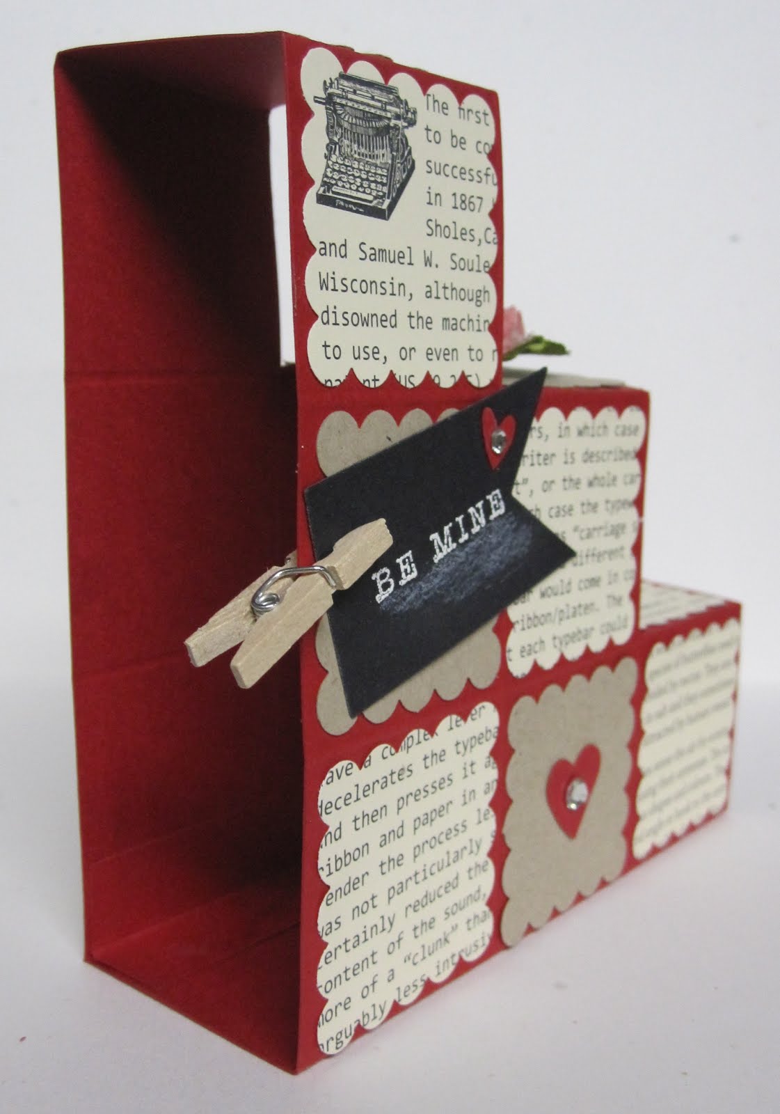 Krafting with Karen Valentine Box Card