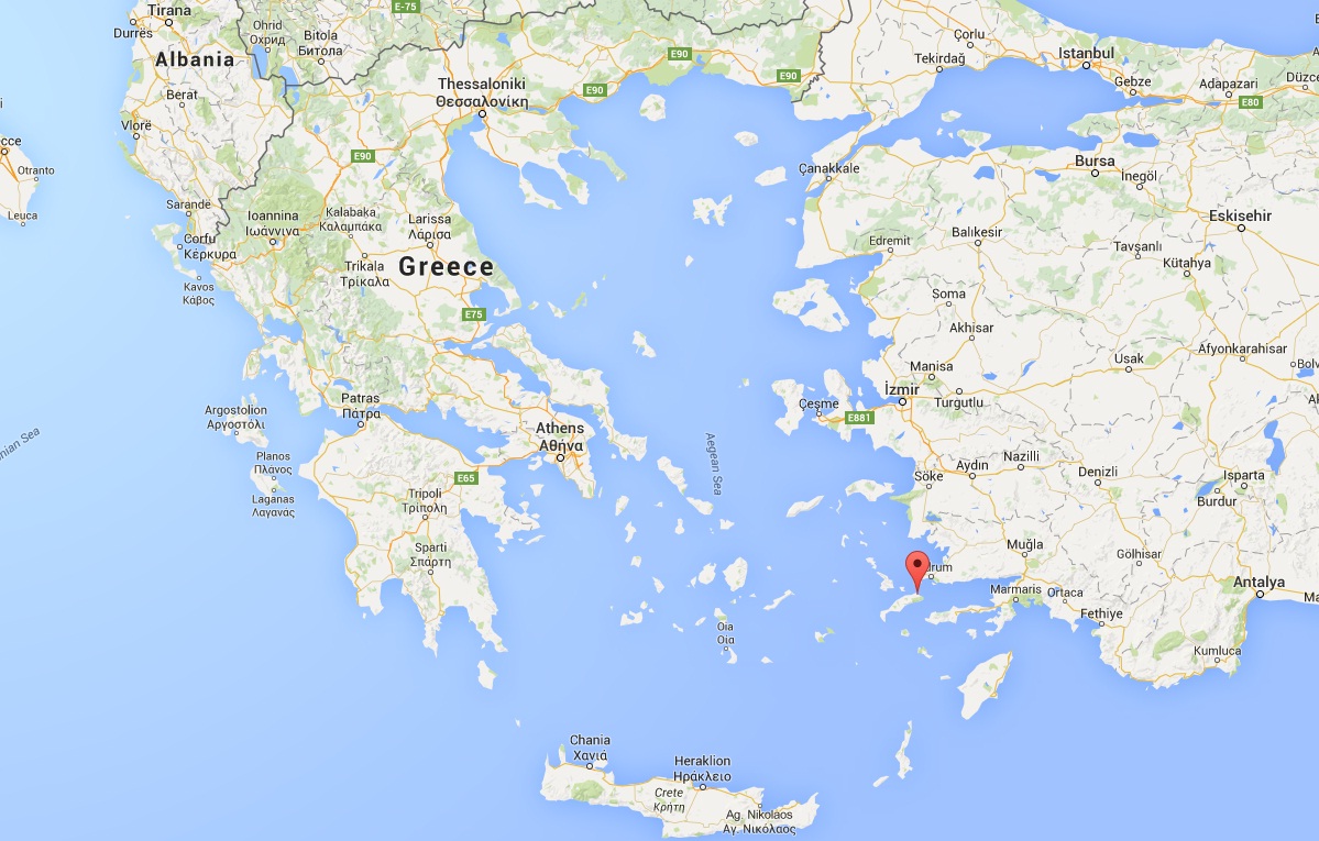 google mapa grcka Eurojet priče sa putovanja: Kos   grčko ostrvo u vodama  google mapa grcka