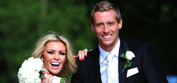 Peter Crouch And Abbey Clancy Wedding Pics Celebrities Wedding Photos Marriage Photos Of Cricketers Actors