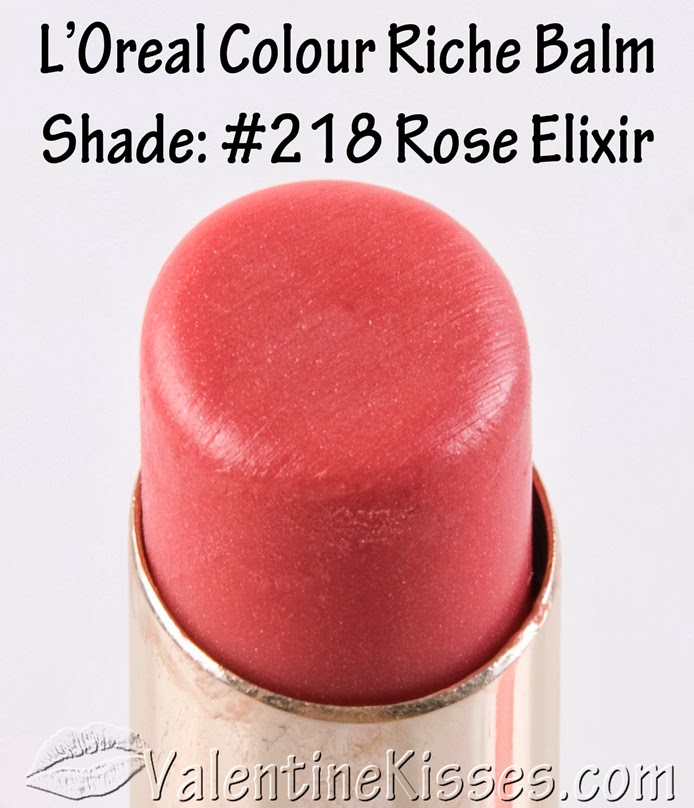 Valentine Kisses L'Oreal Colour Riche Balm in shades Rose Elixir, Caring Coral, Heavenly Berry