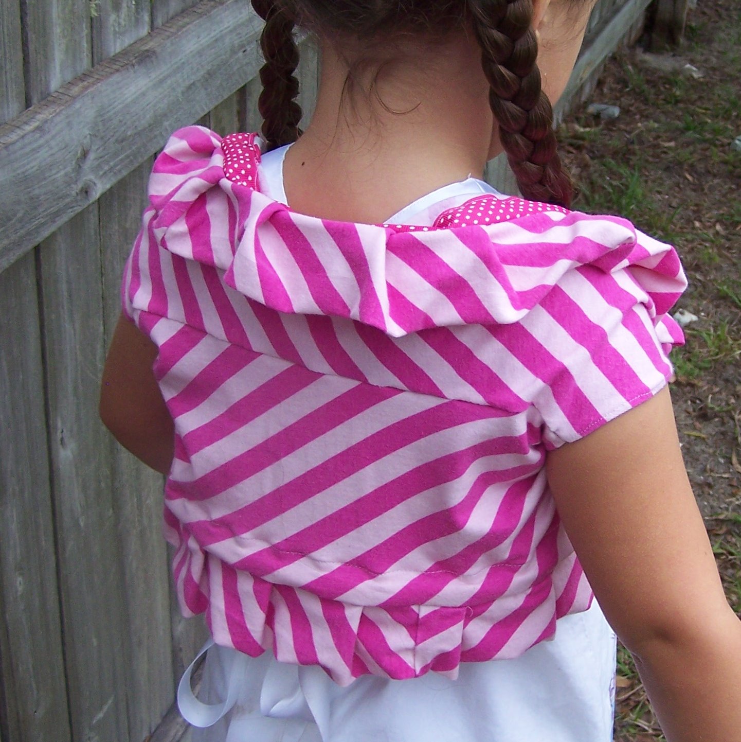 carolina fair The Easy Ruffle Shrug pattern is done!