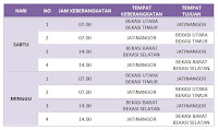 Jadwal Keberangkatan