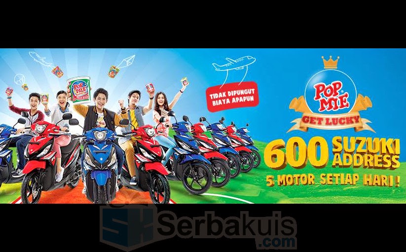Undian PopMie Get Lucky 2015 Hadiah 600 Suzuki Address Undian PopMie Get Lucky 2015 Hadiah 600 Suzuki Address