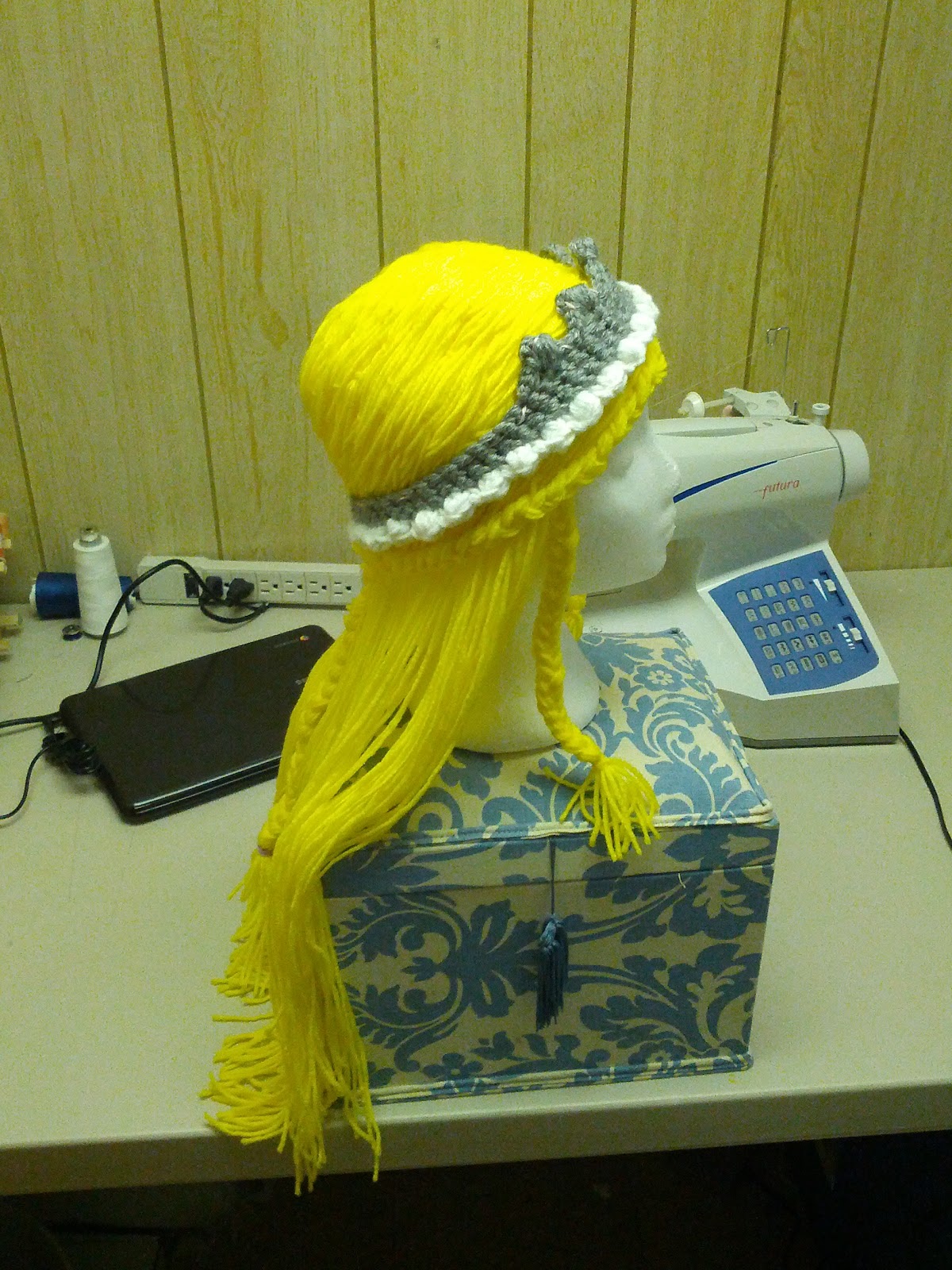 MadFoamingCat's Fumbled Creations Princess Yarn Wigs
