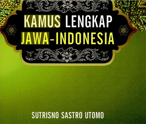 kamus bahasa jawa indonesia