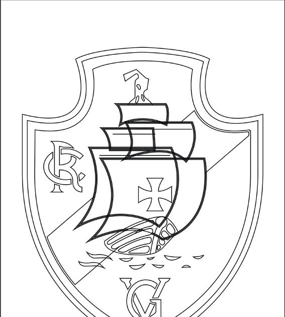 bandeira do vasco da gama para colorir futebol example best theme
