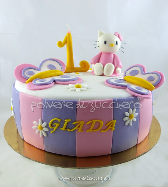 torta hello kitty polvere di zucchero