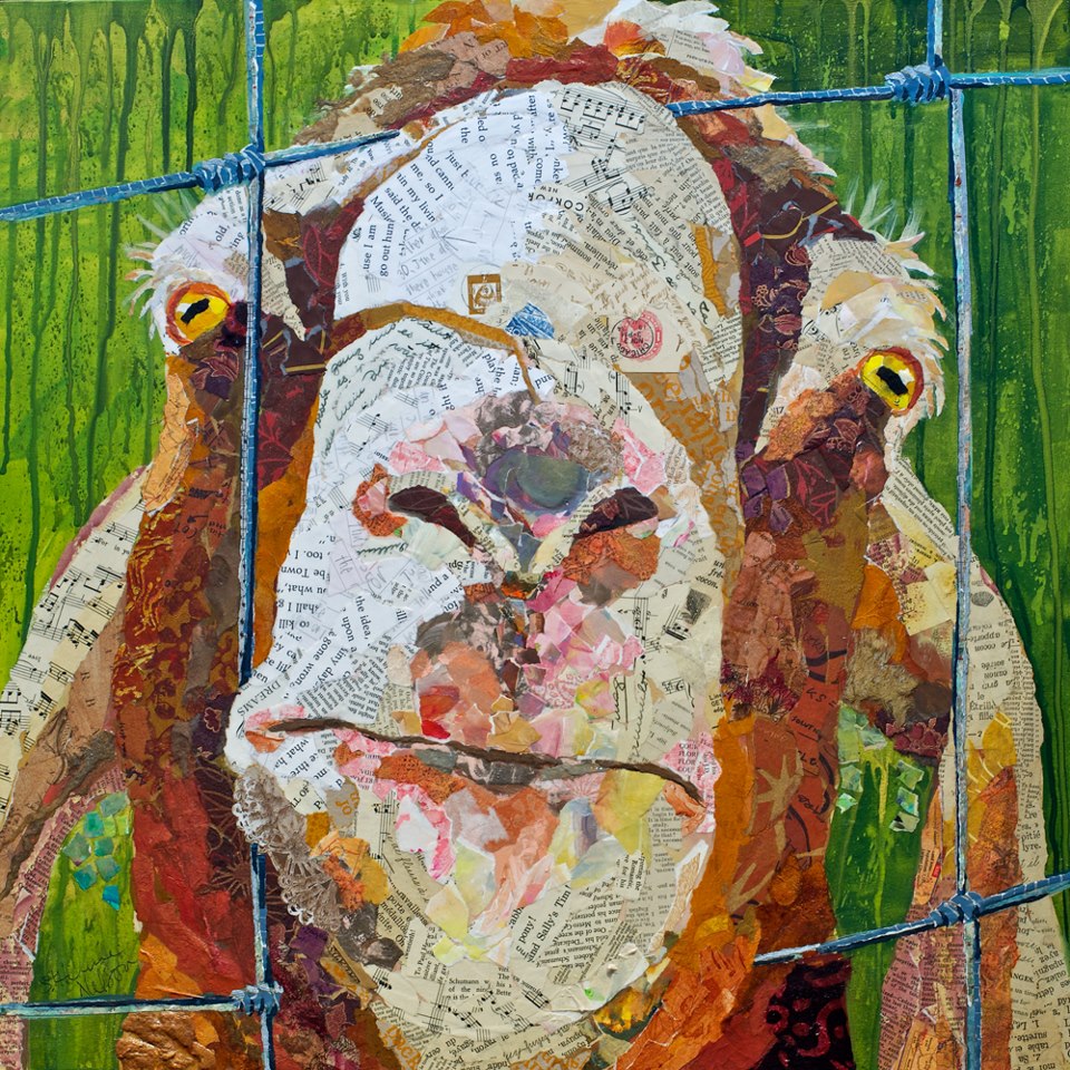 Making Waves Elizabeth St. Hilaire Nelson Paper Paintings!!!