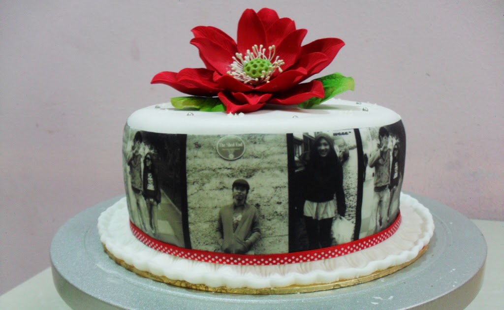 Inasalybakery KEK KAHWIN FONDANT HIDAYAH