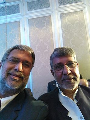 With Kailash Satyarthi