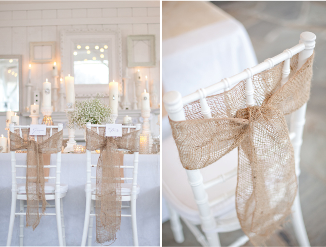  Wedding Trends Burlap a touch of rustic charm