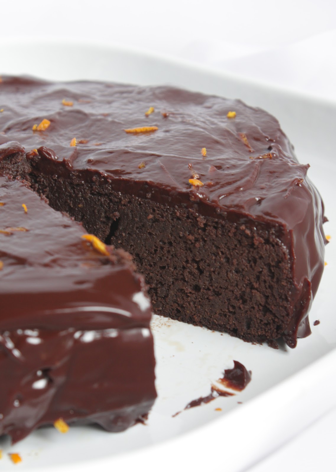 Chocolate Orange Garbanzo Bean Cake (Gluten Free) I Breathe... I'm Hungry...