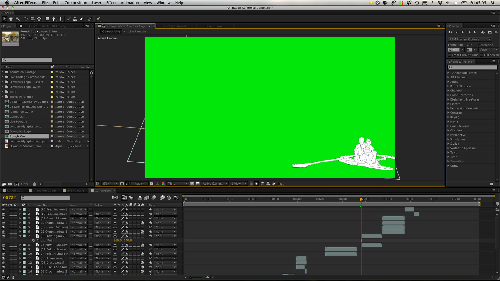 adobe after effects green screen