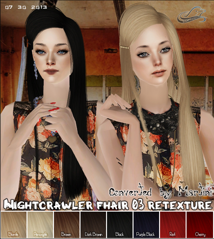 Nightcrawler fhair 03 converted by Martini, retextured by BDsims Nightcrawler+03+preview2