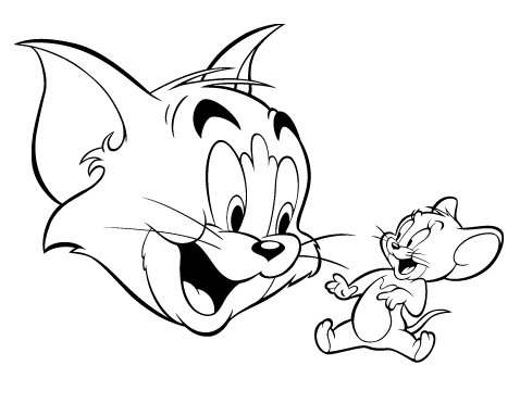 colorearrr: Tom y Jerry Para para darles color