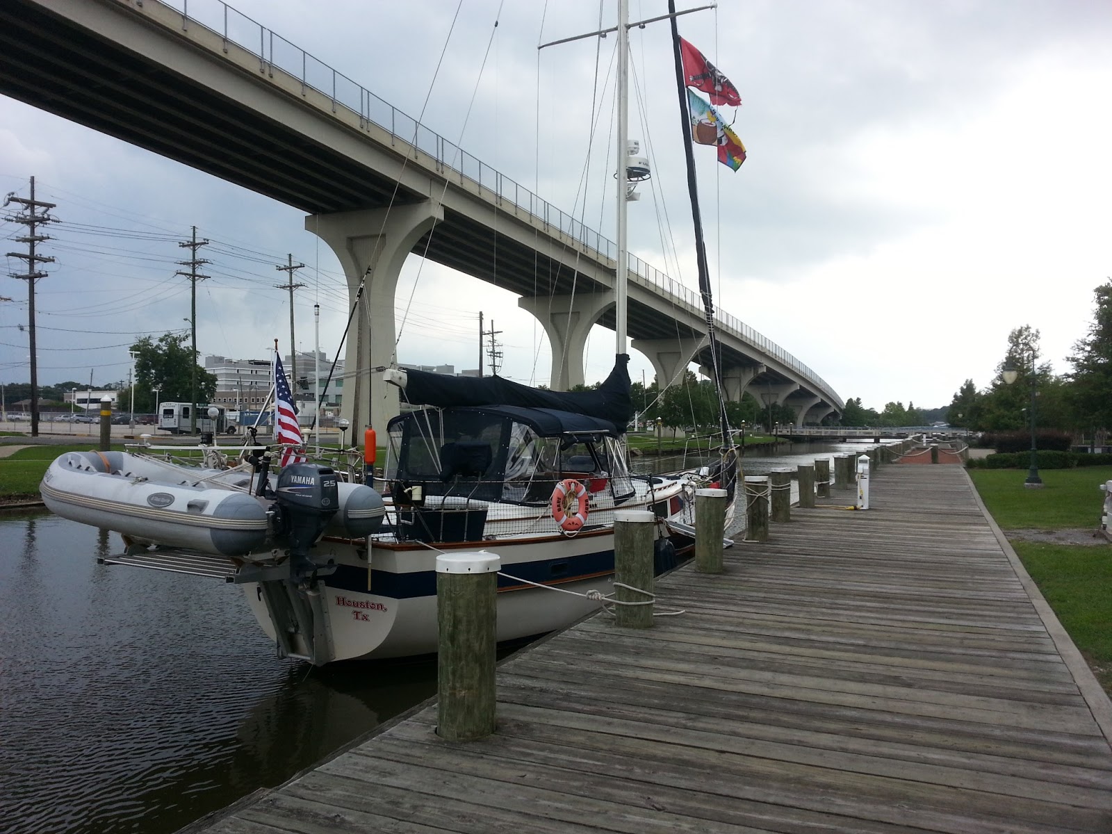 Adventures of s/v Barefoot Babe Delcambre to Houma Downtown Municipal