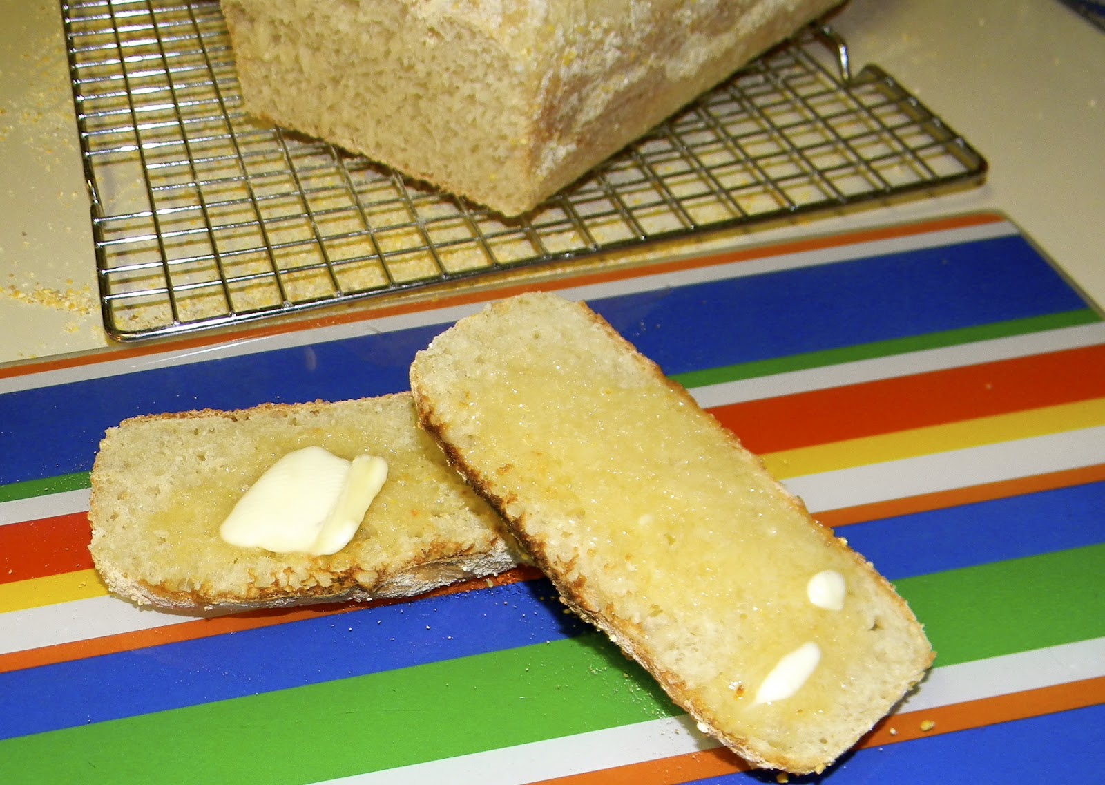 Step by Step in the kitchen English Muffin Bread
