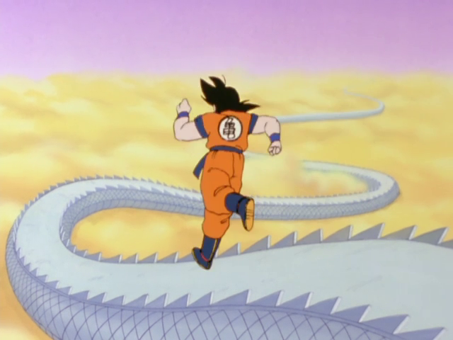 Goku en el camino de la serpiente