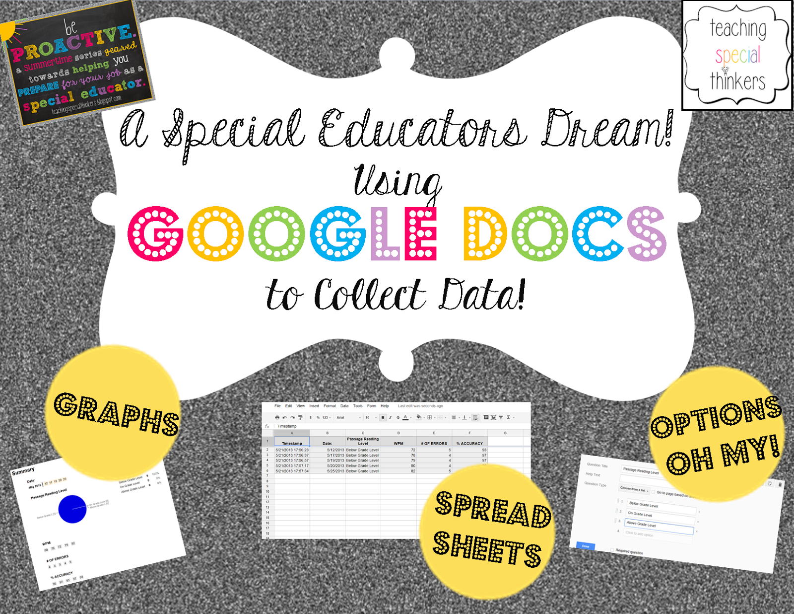 Teaching Special Thinkers: Be Proactive: Using Google Docs to Collect Data for IEP Goals!