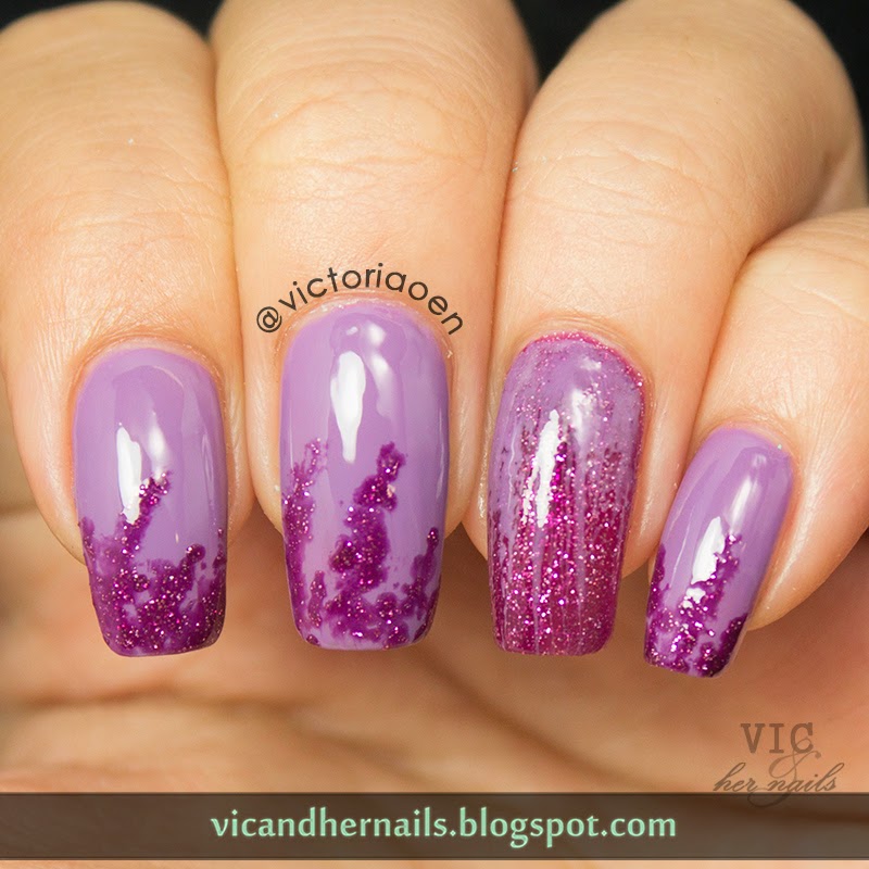 Vic and Her Nails OMD2 Day 3 Lavender